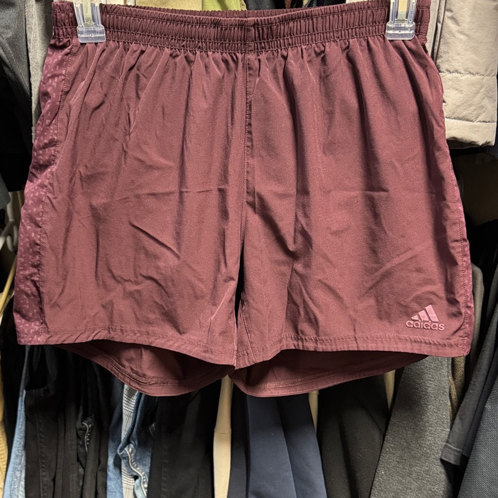 Adidas Men’s Burgundy Shorts